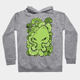 Octopus Squid Kraken Cthulhu Sea Creature - Green Hoodie